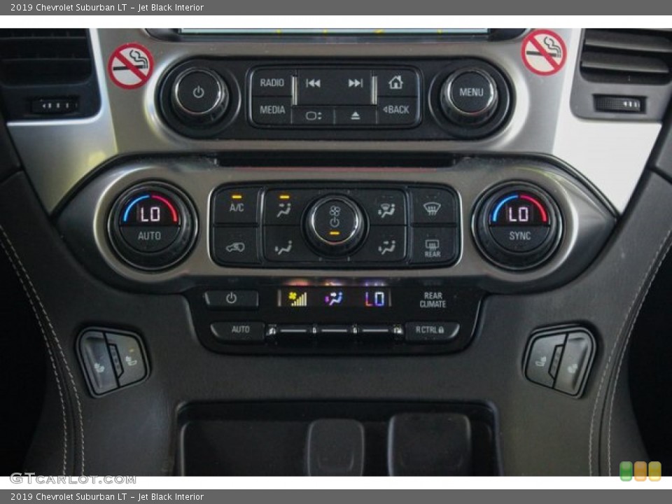Jet Black Interior Controls for the 2019 Chevrolet Suburban LT #135332818