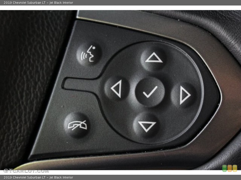 Jet Black Interior Steering Wheel for the 2019 Chevrolet Suburban LT #135332932