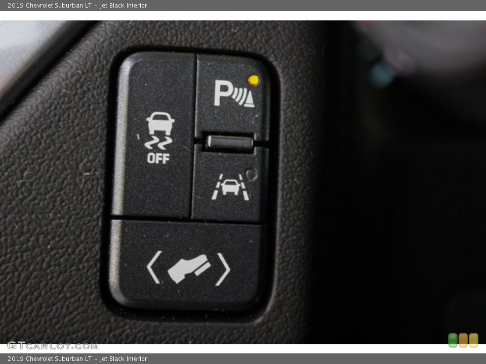 Jet Black Interior Controls for the 2019 Chevrolet Suburban LT #135333037