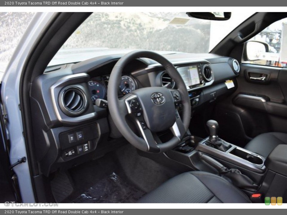 Black Interior Dashboard for the 2020 Toyota Tacoma TRD Off Road Double Cab 4x4 #135337471