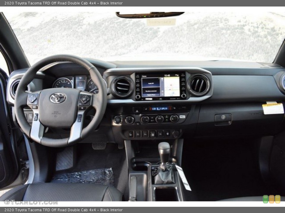 Black Interior Dashboard for the 2020 Toyota Tacoma TRD Off Road Double Cab 4x4 #135337513