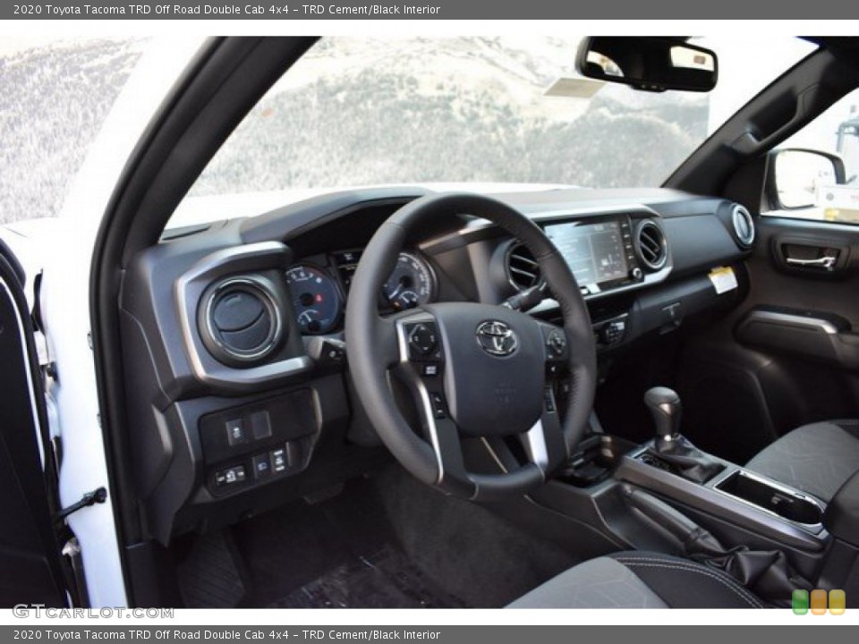 TRD Cement/Black Interior Dashboard for the 2020 Toyota Tacoma TRD Off Road Double Cab 4x4 #135338071