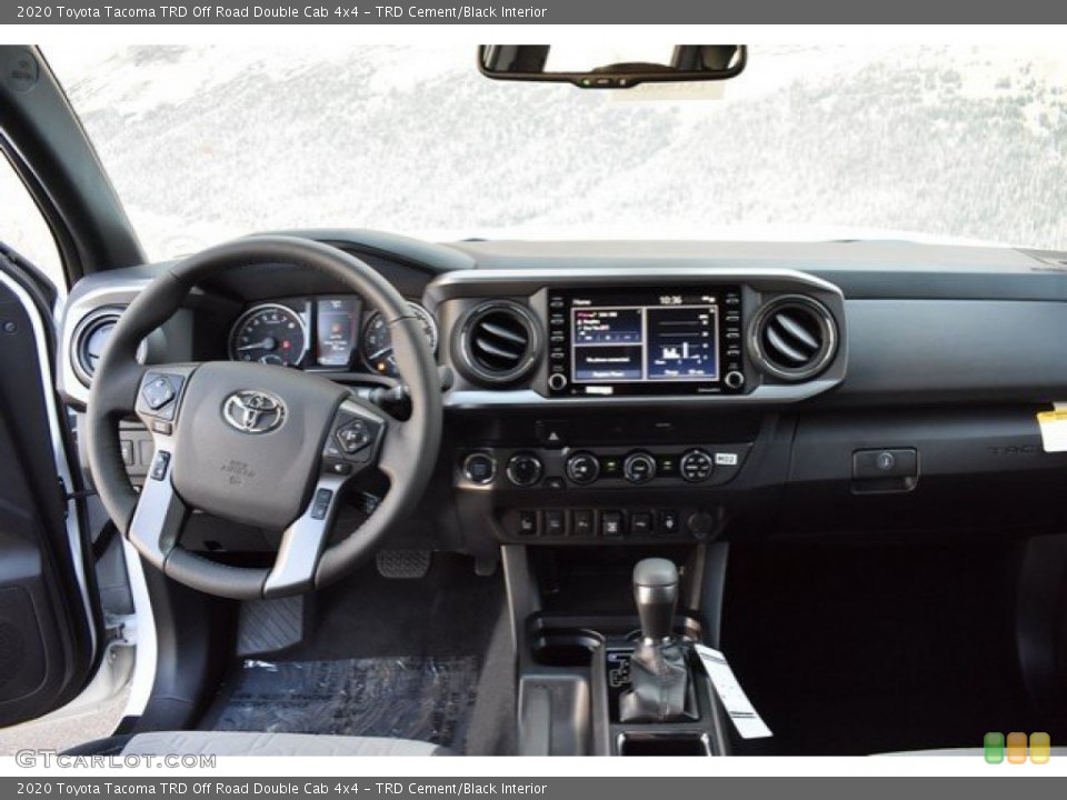 TRD Cement/Black Interior Dashboard for the 2020 Toyota Tacoma TRD Off Road Double Cab 4x4 #135338161
