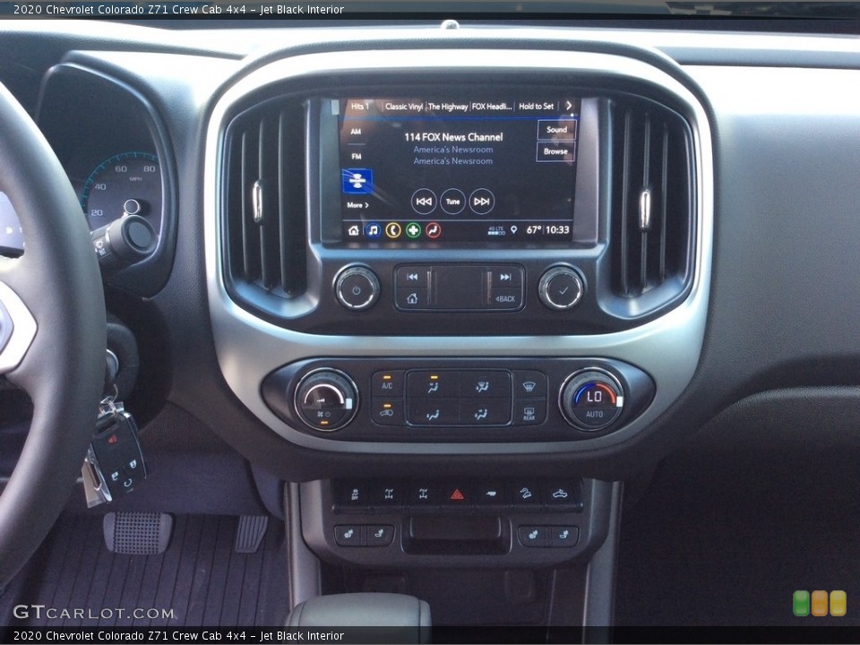 Jet Black Interior Controls for the 2020 Chevrolet Colorado Z71 Crew Cab 4x4 #135338169