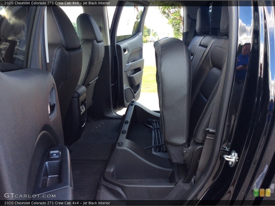 Jet Black Interior Rear Seat for the 2020 Chevrolet Colorado Z71 Crew Cab 4x4 #135338437