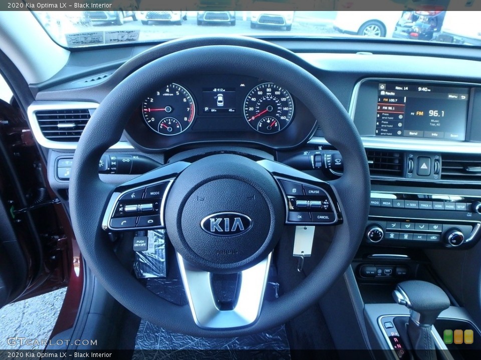 Black Interior Steering Wheel for the 2020 Kia Optima LX #135344377