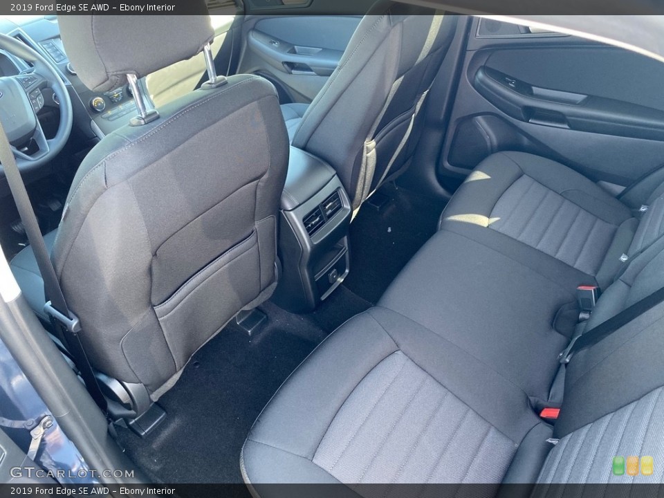 Ebony Interior Rear Seat for the 2019 Ford Edge SE AWD #135347981