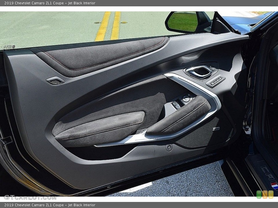 Jet Black Interior Door Panel for the 2019 Chevrolet Camaro ZL1 Coupe #135348425