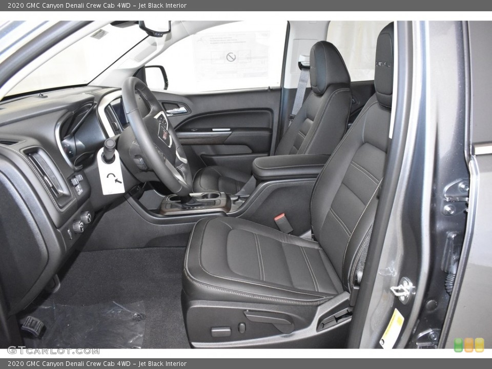 Jet Black Interior Photo for the 2020 GMC Canyon Denali Crew Cab 4WD #135349898
