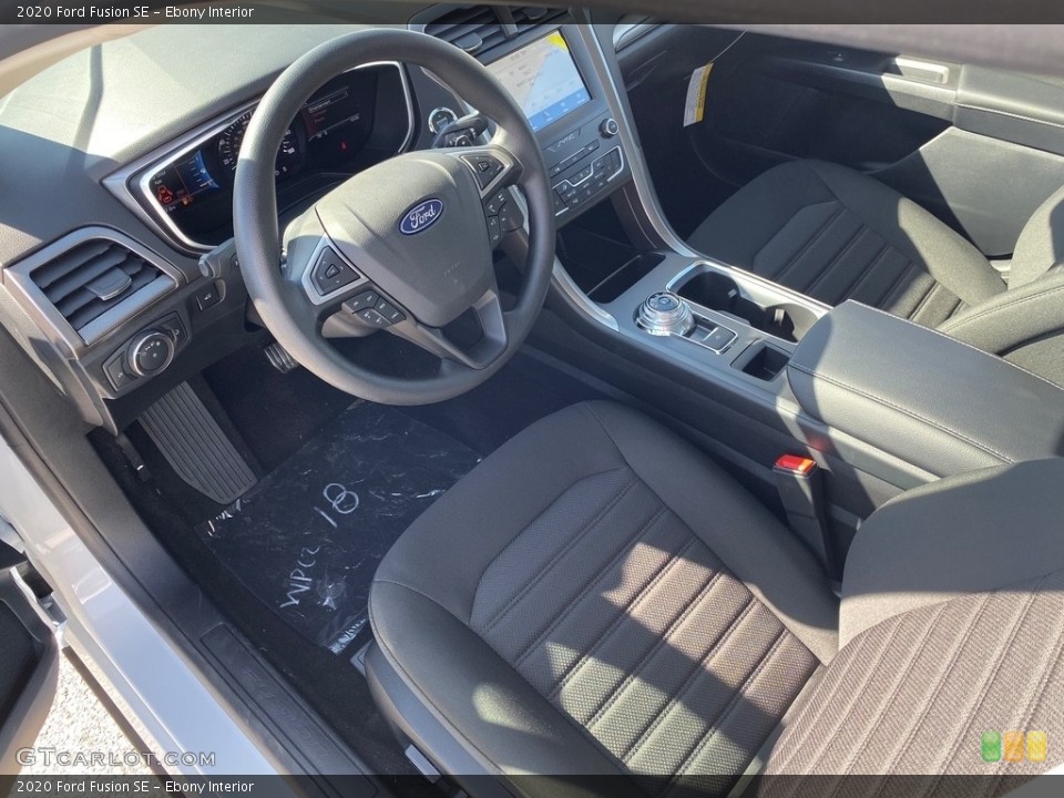 Ebony Interior Photo for the 2020 Ford Fusion SE #135355187