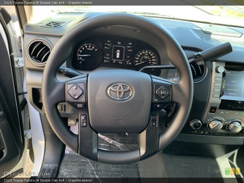 Graphite Interior Steering Wheel for the 2020 Toyota Tundra SR Double Cab 4x4 #135356258
