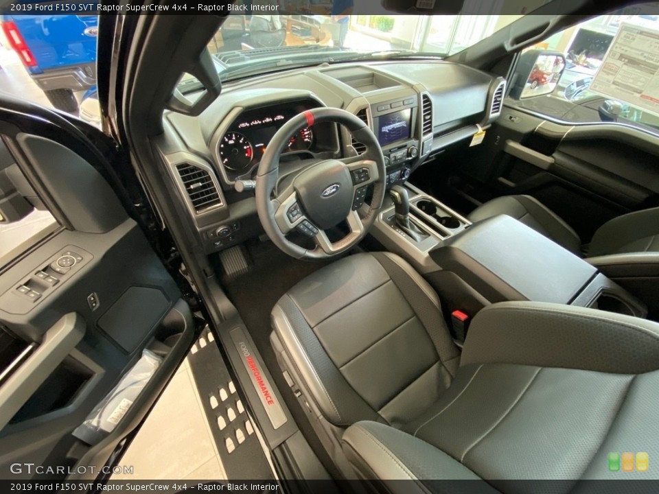 Raptor Black Interior Front Seat for the 2019 Ford F150 SVT Raptor SuperCrew 4x4 #135356543