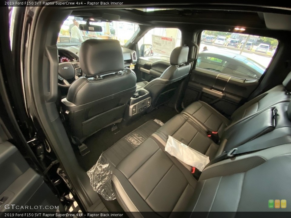 Raptor Black Interior Rear Seat for the 2019 Ford F150 SVT Raptor SuperCrew 4x4 #135356558