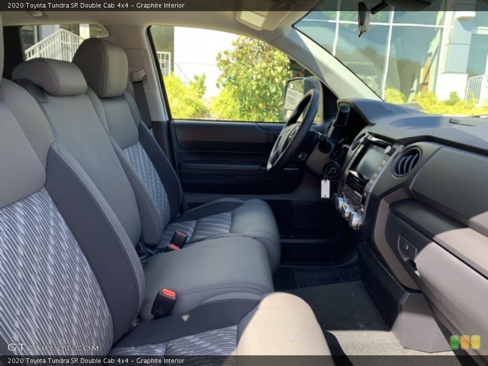 Graphite Interior Photo for the 2020 Toyota Tundra SR Double Cab 4x4 #135356564