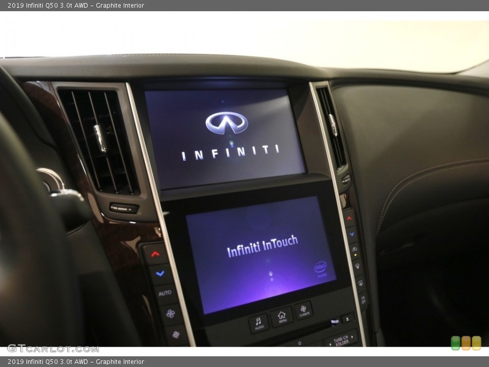 Graphite Interior Controls for the 2019 Infiniti Q50 3.0t AWD #135358523