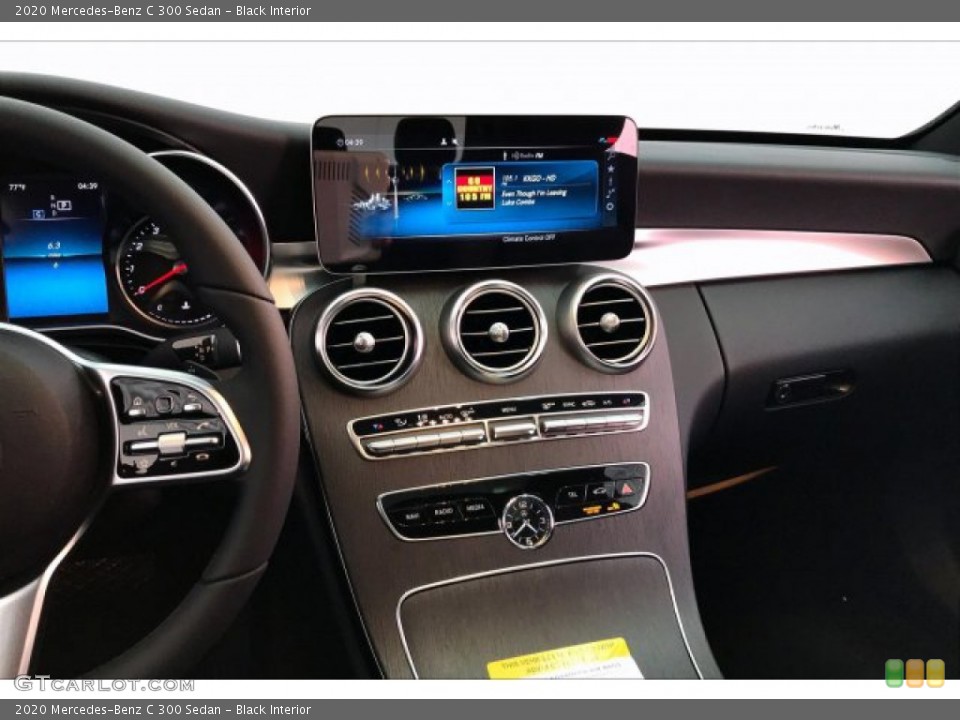 Black Interior Dashboard for the 2020 Mercedes-Benz C 300 Sedan #135359864