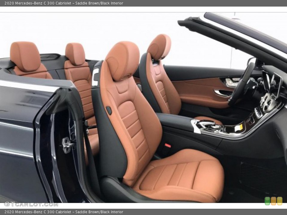 Saddle Brown/Black Interior Photo for the 2020 Mercedes-Benz C 300 Cabriolet #135360137