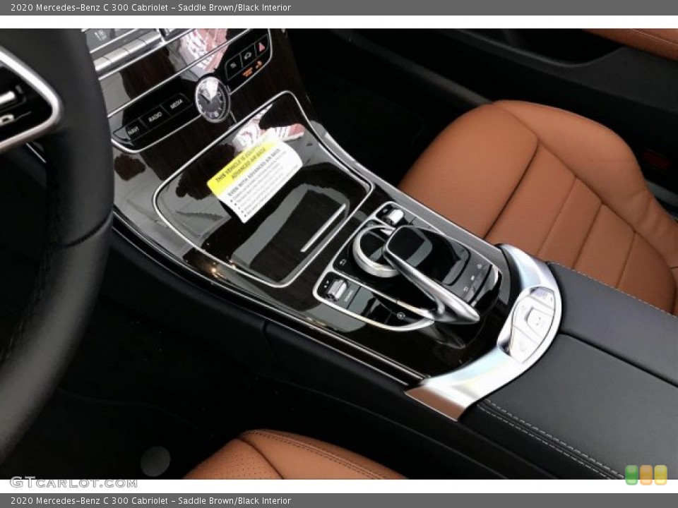 Saddle Brown/Black Interior Controls for the 2020 Mercedes-Benz C 300 Cabriolet #135360152