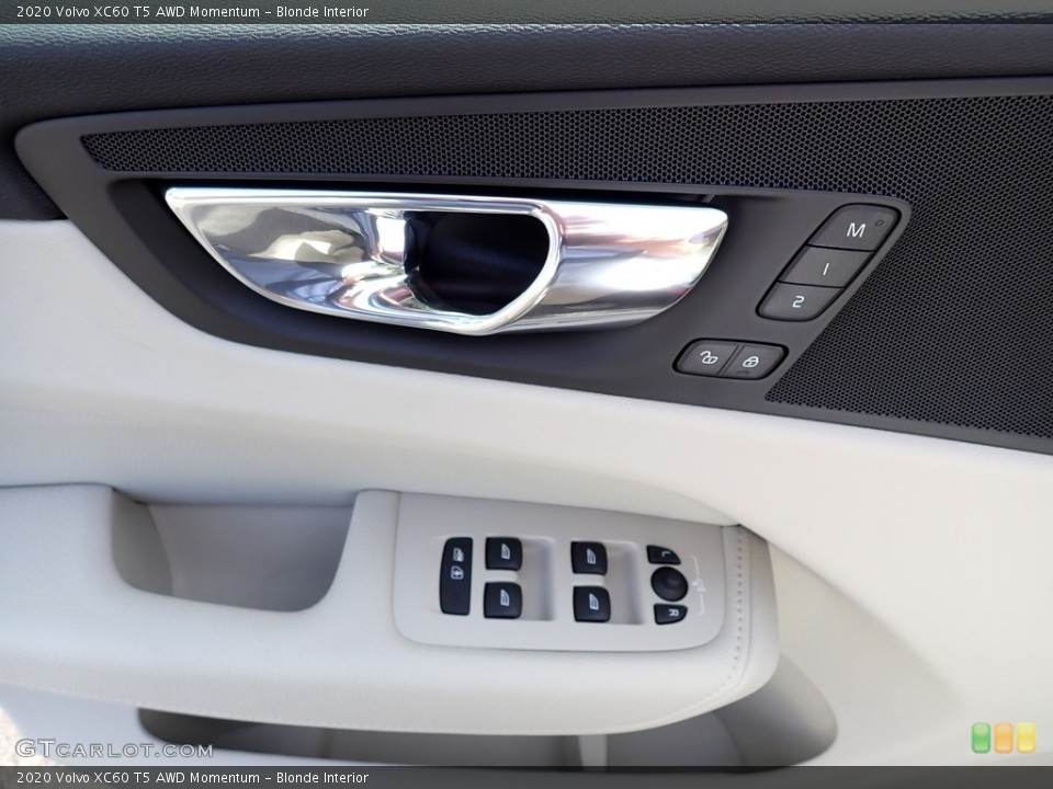 Blonde Interior Controls for the 2020 Volvo XC60 T5 AWD Momentum #135361444