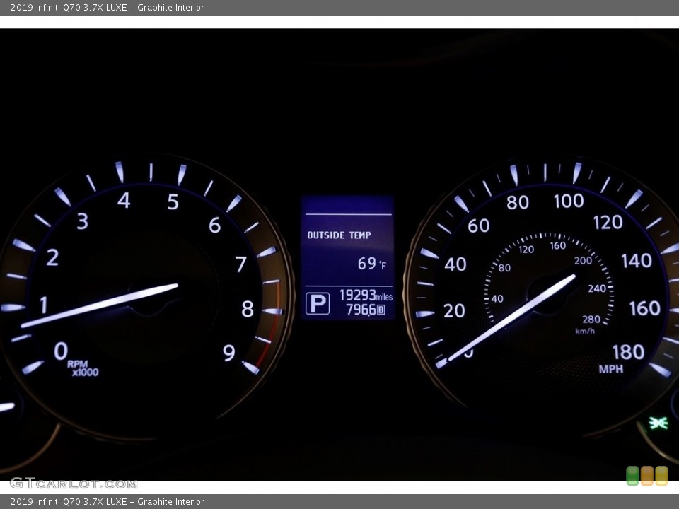 Graphite Interior Gauges for the 2019 Infiniti Q70 3.7X LUXE #135362543