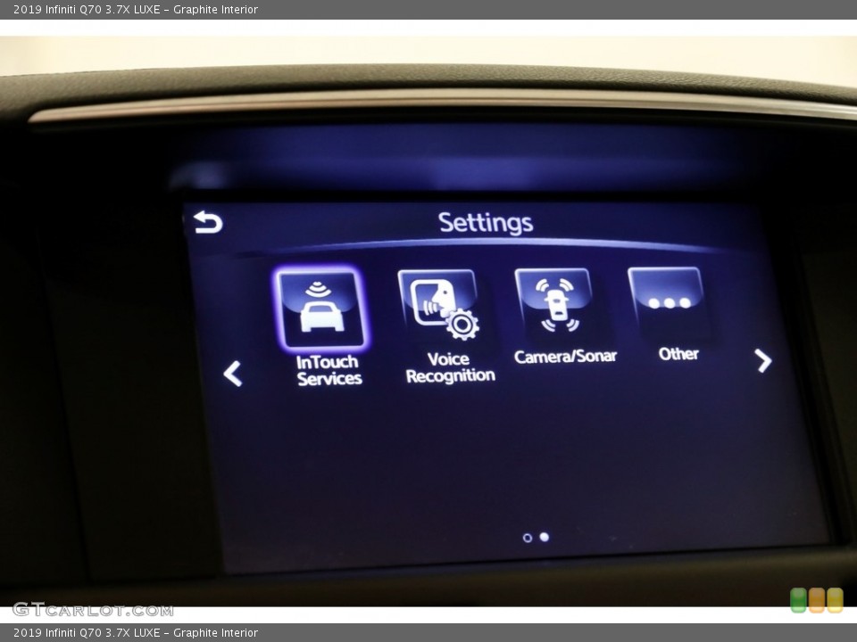 Graphite Interior Controls for the 2019 Infiniti Q70 3.7X LUXE #135362645
