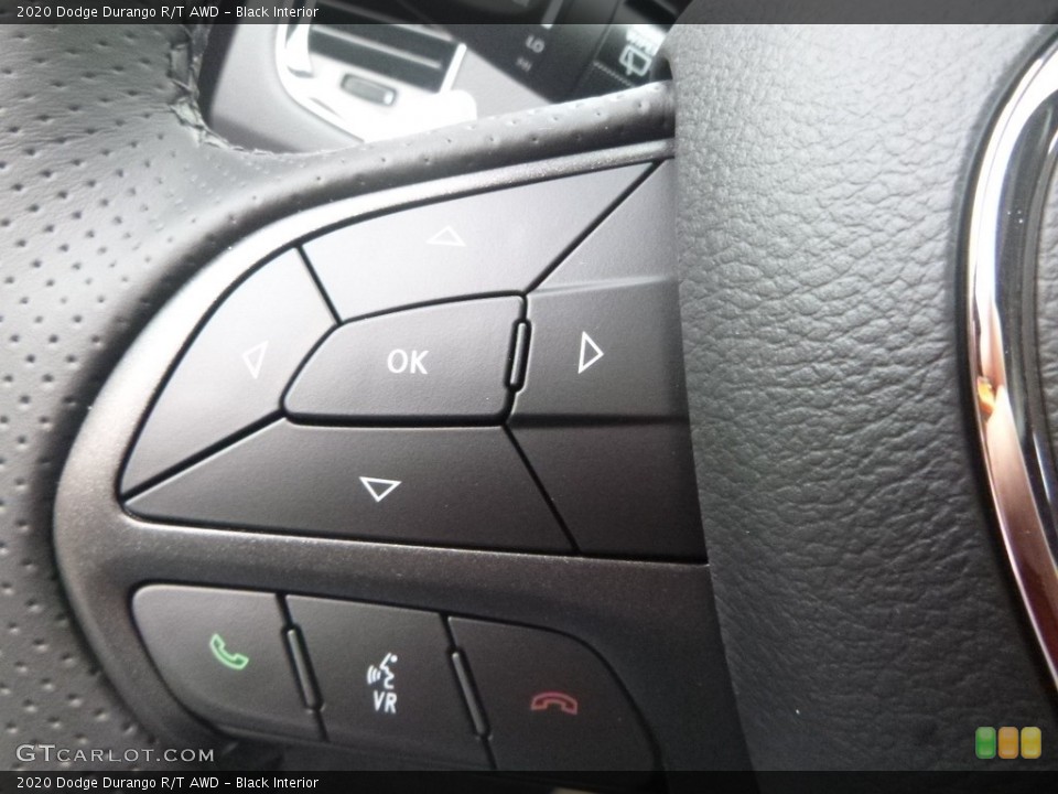 Black Interior Steering Wheel for the 2020 Dodge Durango R/T AWD #135366110