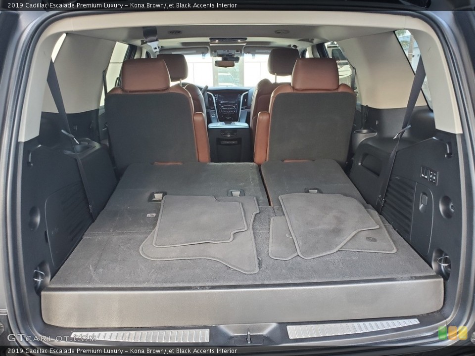 Kona Brown/Jet Black Accents Interior Trunk for the 2019 Cadillac Escalade Premium Luxury #135366491