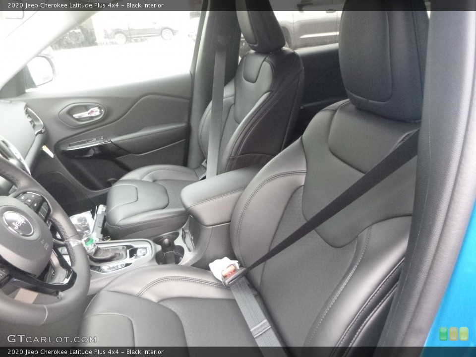 Black Interior Front Seat for the 2020 Jeep Cherokee Latitude Plus 4x4 #135374135