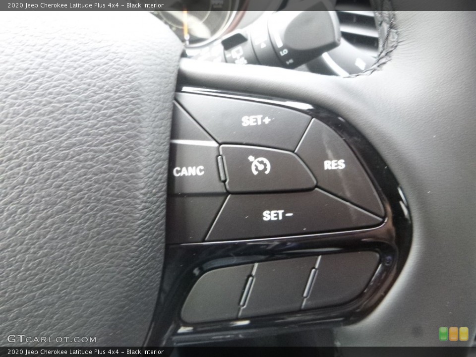 Black Interior Steering Wheel for the 2020 Jeep Cherokee Latitude Plus 4x4 #135374312