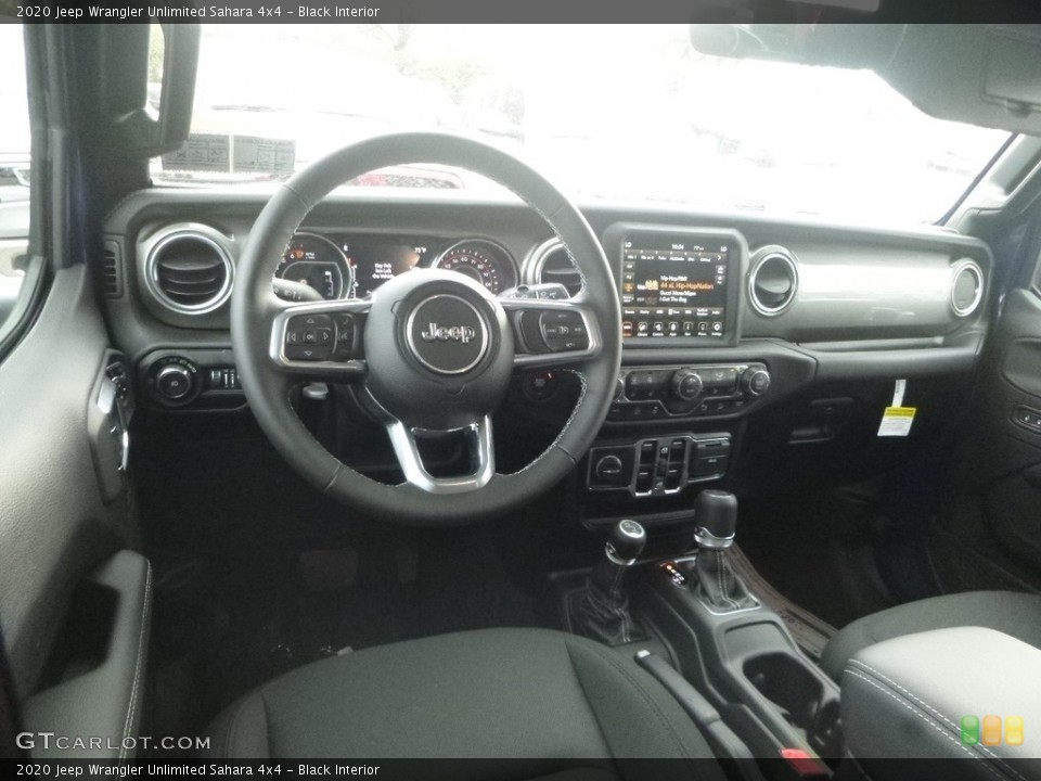 Black Interior Dashboard for the 2020 Jeep Wrangler Unlimited Sahara 4x4 #135374840