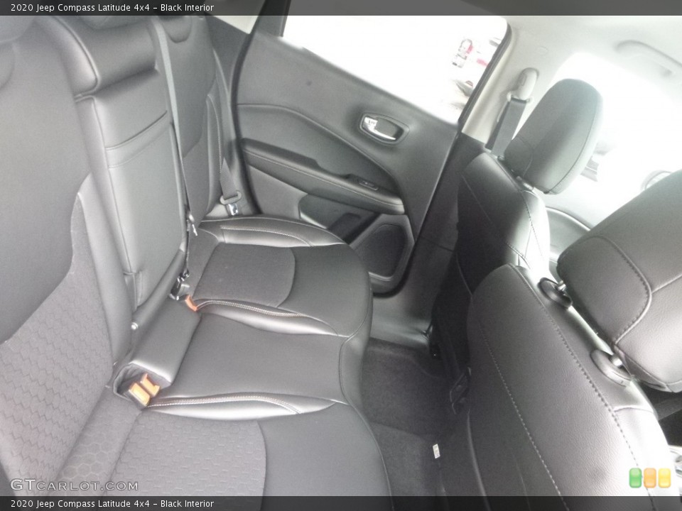 Black Interior Rear Seat for the 2020 Jeep Compass Latitude 4x4 #135375494