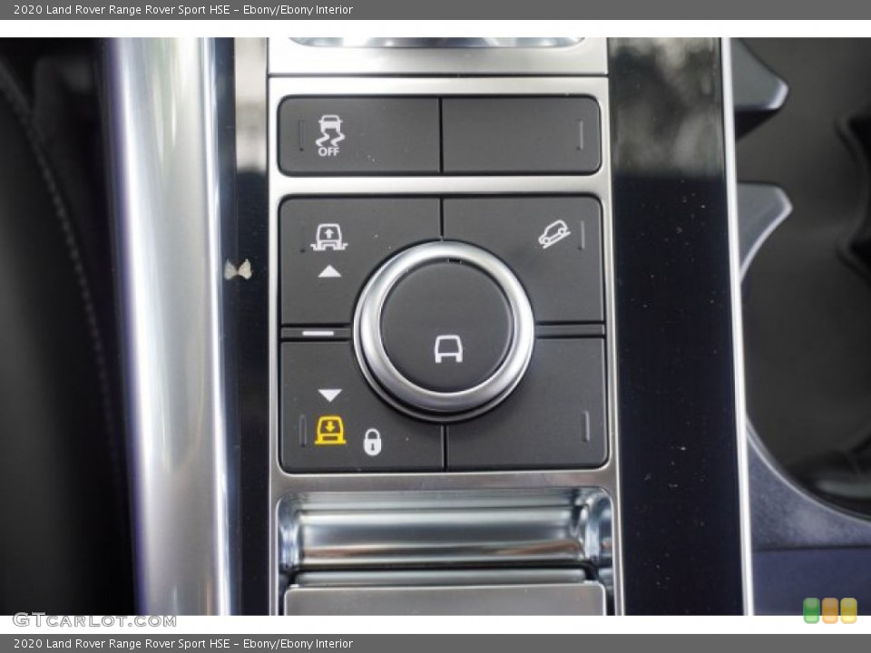 Ebony/Ebony Interior Controls for the 2020 Land Rover Range Rover Sport HSE #135375509