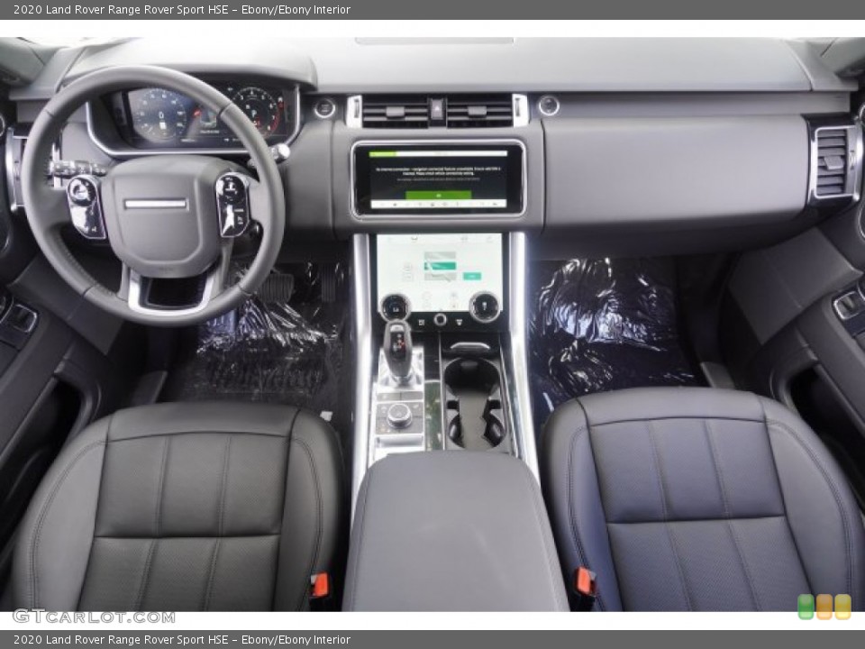 Ebony/Ebony Interior Dashboard for the 2020 Land Rover Range Rover Sport HSE #135375704