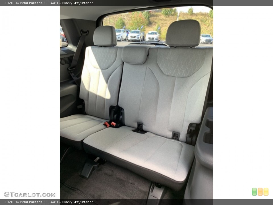 Black/Gray Interior Rear Seat for the 2020 Hyundai Palisade SEL AWD #135376325
