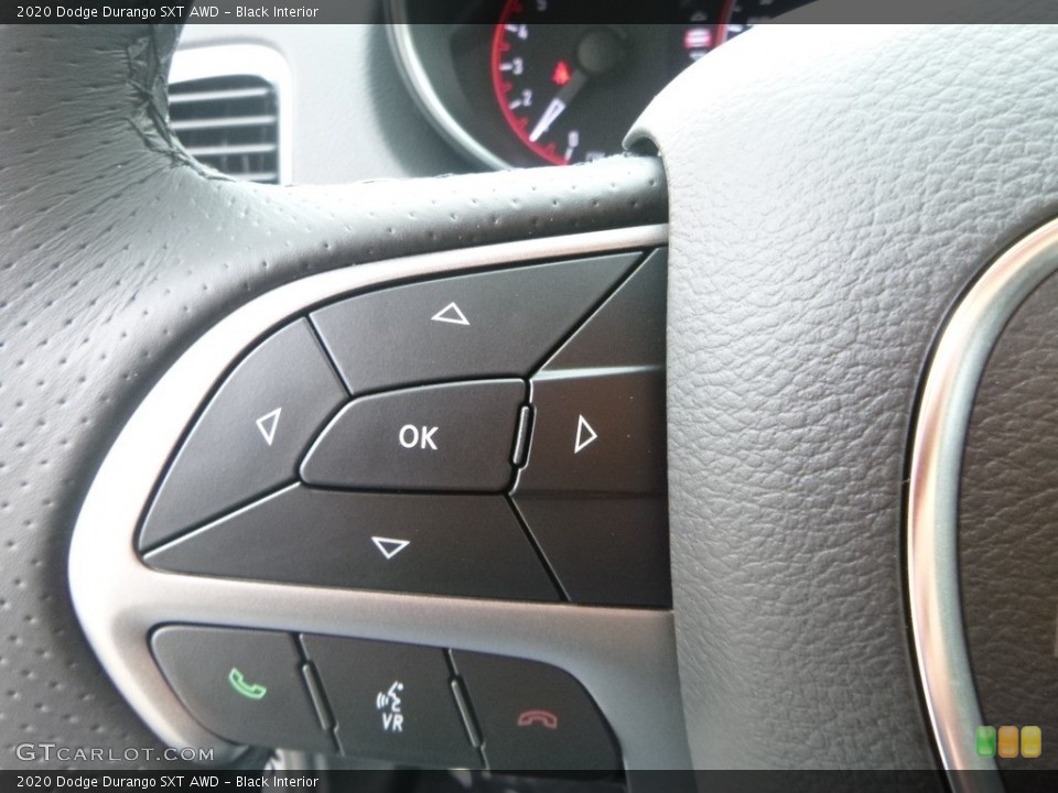 Black Interior Steering Wheel for the 2020 Dodge Durango SXT AWD #135381947