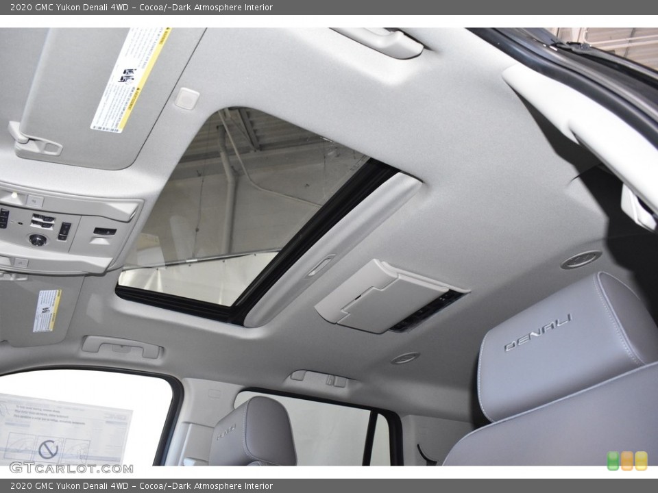 Cocoa/­Dark Atmosphere Interior Sunroof for the 2020 GMC Yukon Denali 4WD #135390746