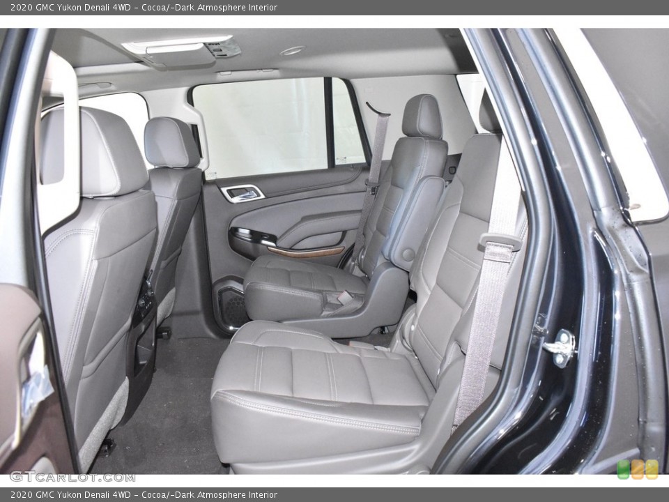 Cocoa/­Dark Atmosphere Interior Rear Seat for the 2020 GMC Yukon Denali 4WD #135390779
