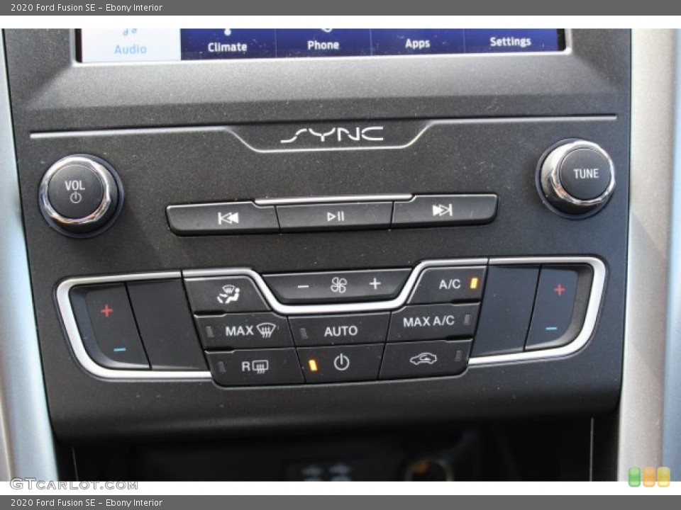 Ebony Interior Controls for the 2020 Ford Fusion SE #135394169