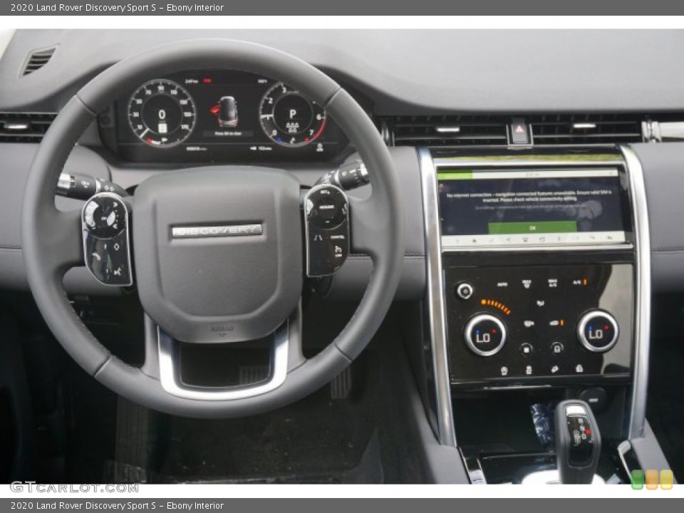 Ebony Interior Steering Wheel for the 2020 Land Rover Discovery Sport S #135397370