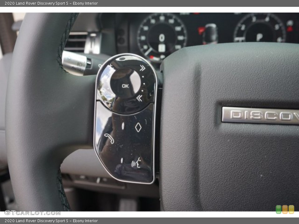 Ebony Interior Steering Wheel for the 2020 Land Rover Discovery Sport S #135397382