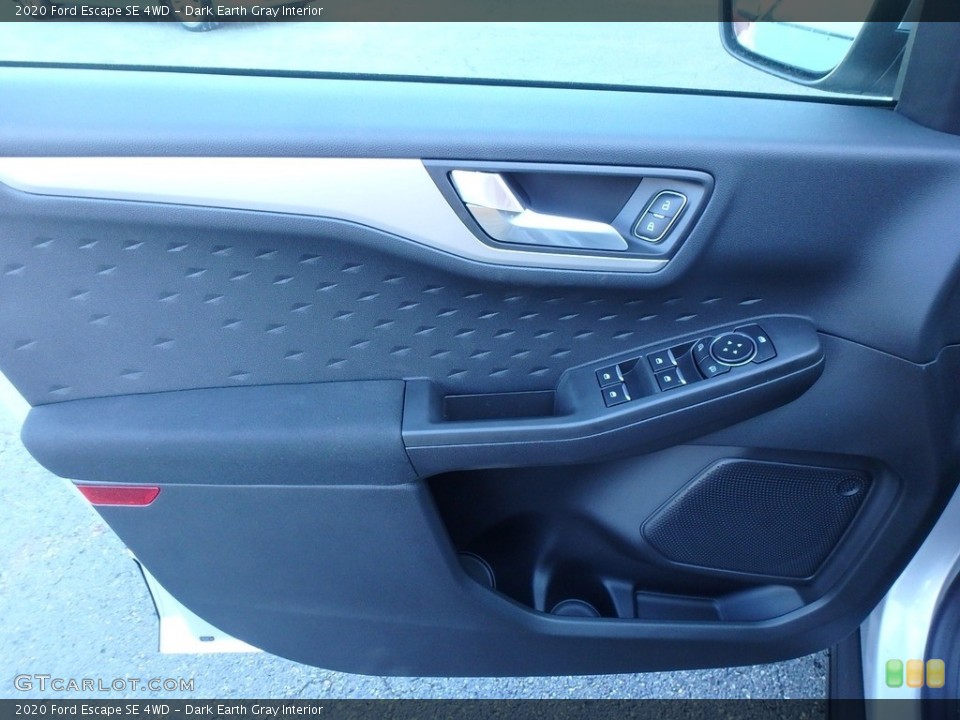 Dark Earth Gray Interior Door Panel for the 2020 Ford Escape SE 4WD #135397904