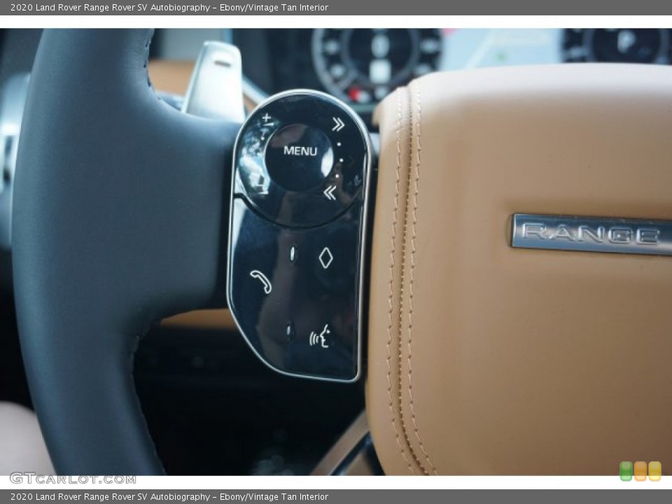 Ebony/Vintage Tan Interior Steering Wheel for the 2020 Land Rover Range Rover SV Autobiography #135398816