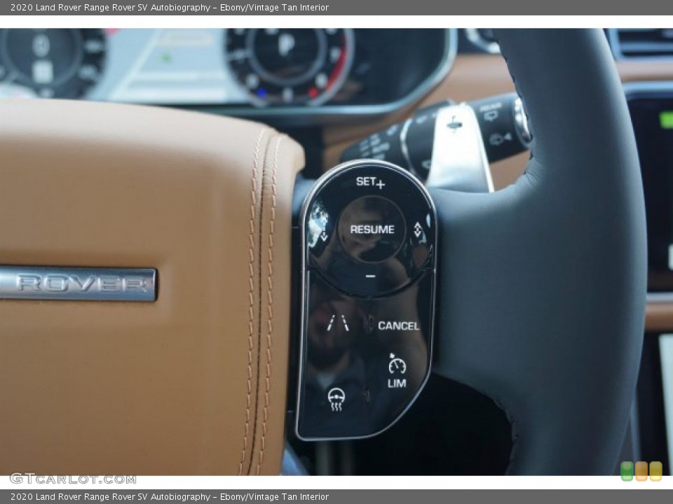 Ebony/Vintage Tan Interior Steering Wheel for the 2020 Land Rover Range Rover SV Autobiography #135398825