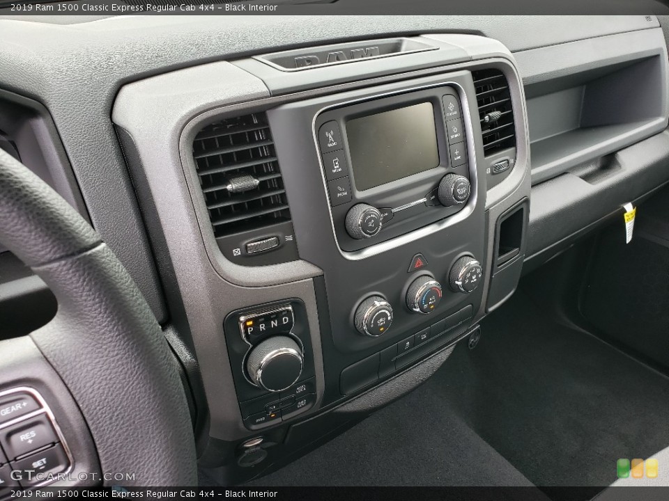 Black Interior Dashboard for the 2019 Ram 1500 Classic Express Regular Cab 4x4 #135415001