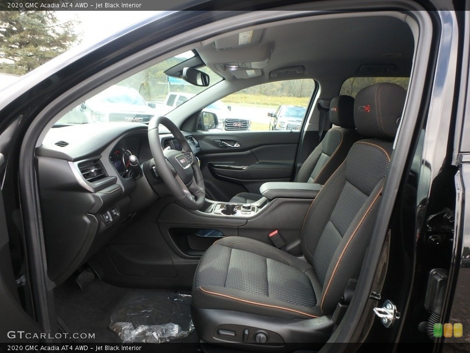 Jet Black Interior Front Seat for the 2020 GMC Acadia AT4 AWD #135415271