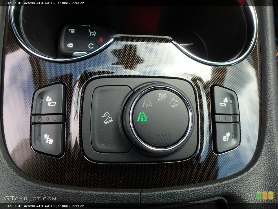 Jet Black Interior Controls for the 2020 GMC Acadia AT4 AWD #135415442