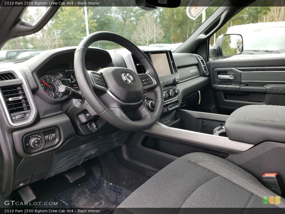Black Interior Dashboard for the 2019 Ram 2500 Bighorn Crew Cab 4x4 #135415846