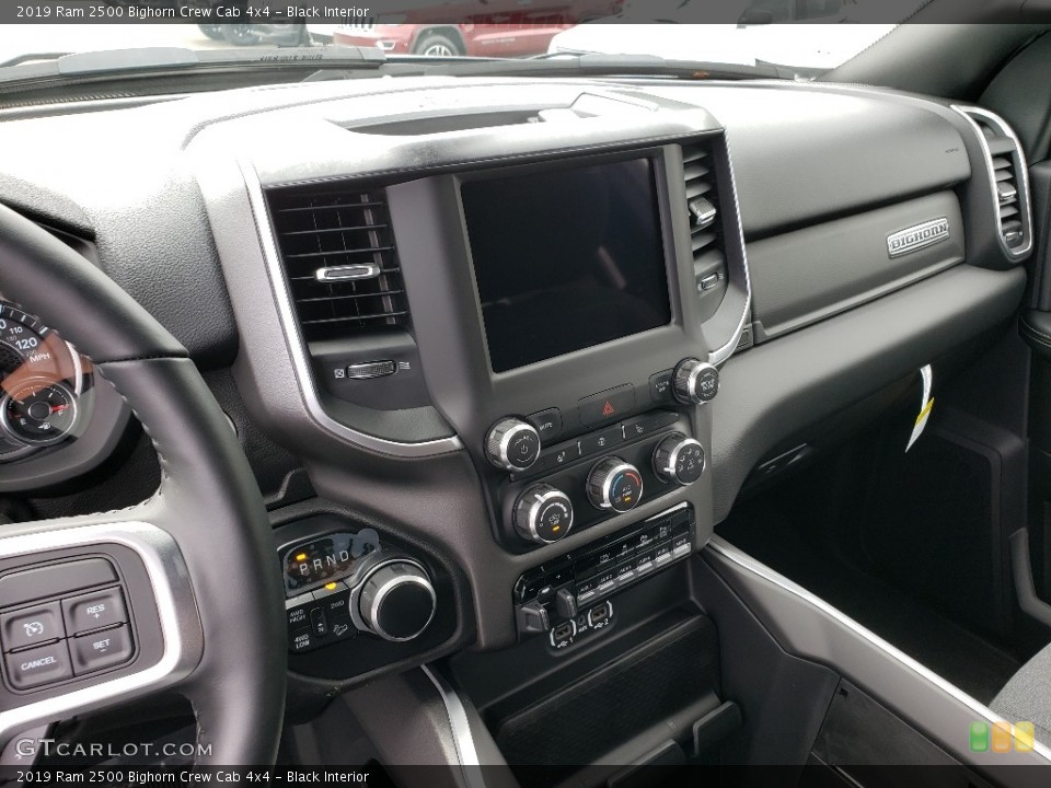 Black Interior Controls for the 2019 Ram 2500 Bighorn Crew Cab 4x4 #135415928