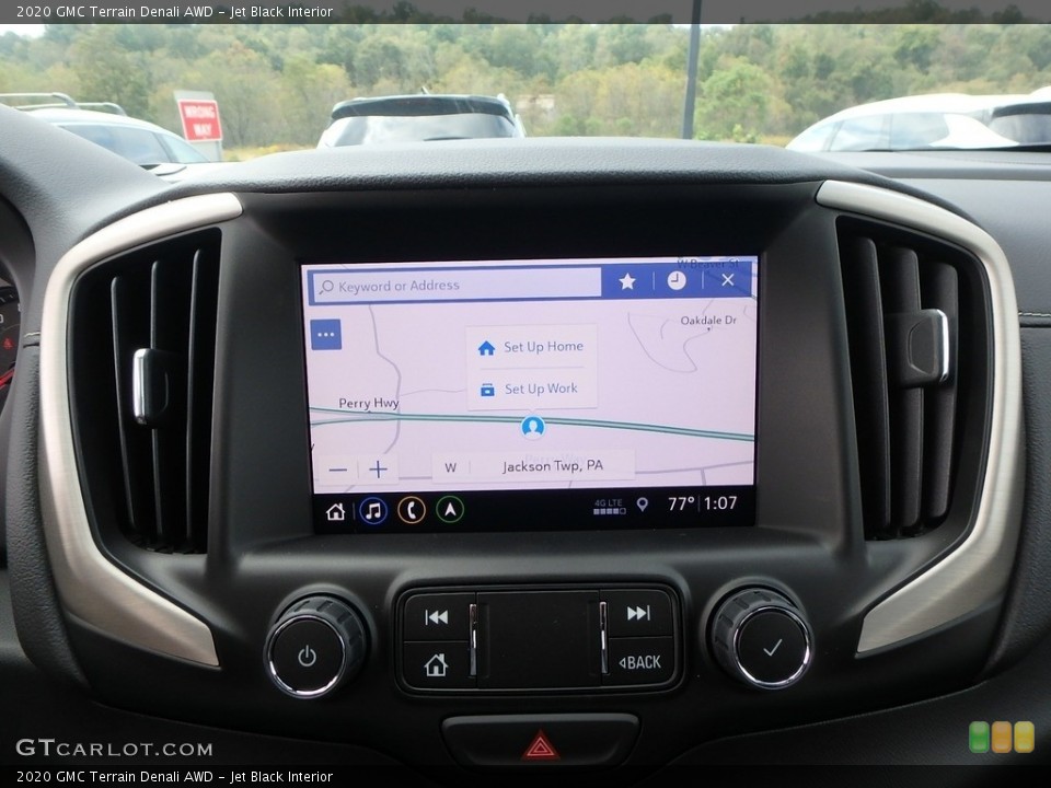 Jet Black Interior Navigation for the 2020 GMC Terrain Denali AWD #135418523