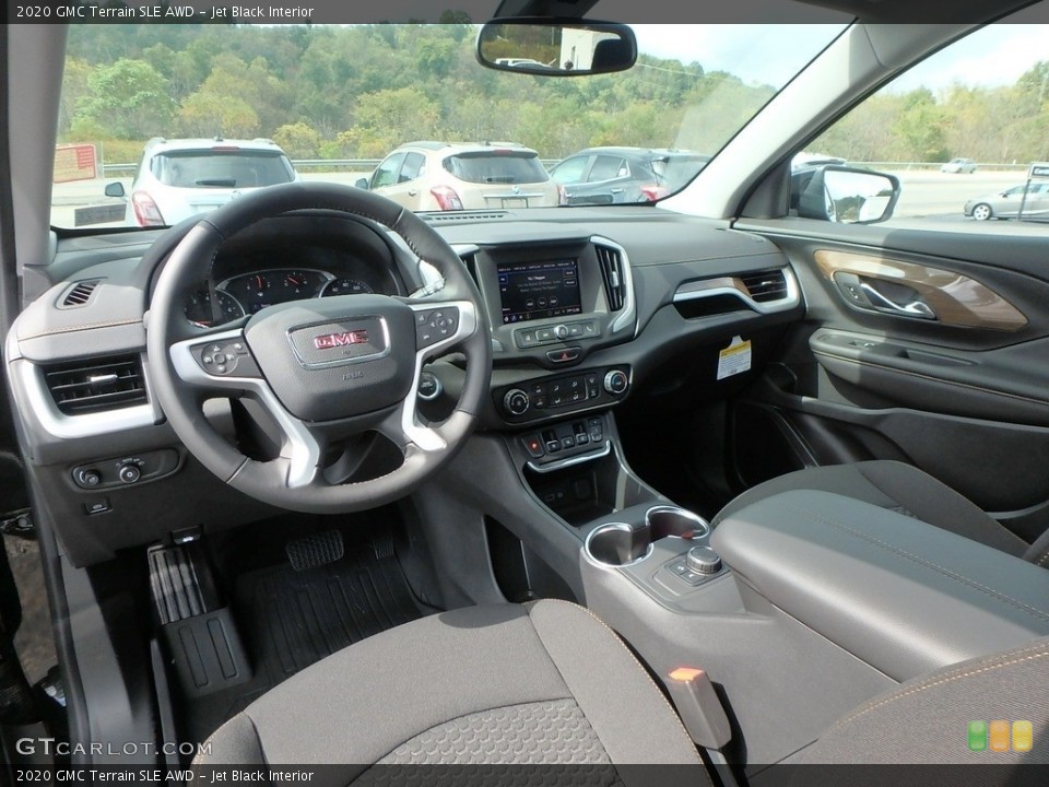 Jet Black Interior Photo for the 2020 GMC Terrain SLE AWD #135420278